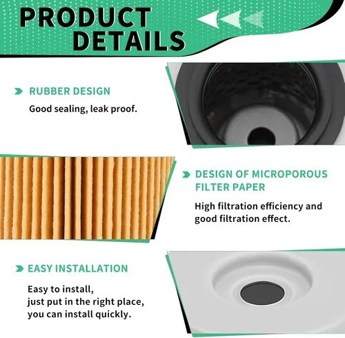 Miniatura 3 de 0800-011300 Filtro de aceite compatible con CFMOTO Cforce Zforce Uforce 1000 950 900 800 600 500 400 ATV/UTV Reemplazo #: 0800-011300-00030