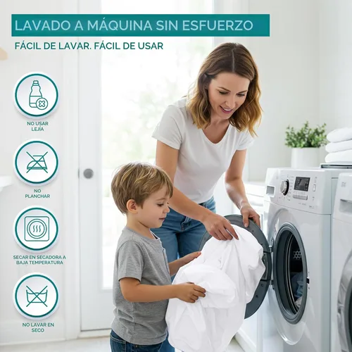 Miniatura 6 de Utopia Bedding - Funda de almohada impermeable con cremallera, 20 x 26 pulgadas, 2 unidades, estándar, color blanco