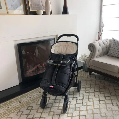 Miniatura 9 de Go - Saco de dormir repelente al agua para cochecito de bebé de 3 estaciones, cómodo saco de dormir para bebé, para invierno, al aire libre