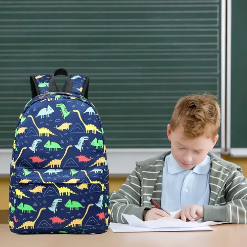 Miniatura 2 de CAMTOP - Conjunto de mochila y lonchera con estampados divertidos para niños de preescolar y primaria), Y0058-2