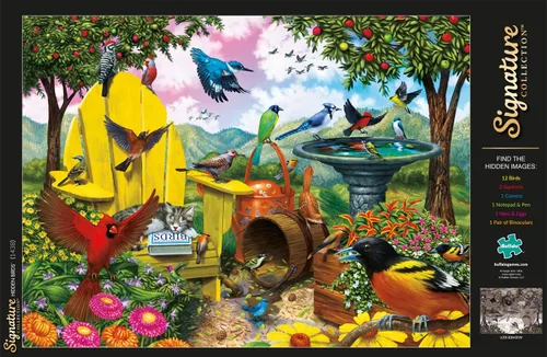 Miniatura 5 de Buffalo Games - Hidden Birds - Rompecabezas de 1000 piezas