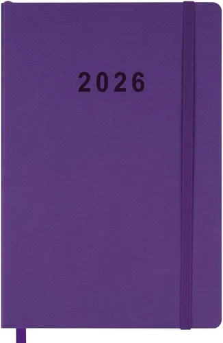 Miniatura 17 de Agenda académica 26-27, planificador semanal y mensual, julio de 2026 a junio de 2027, páginas de vacaciones, contactos y notas, cubierta de cuero