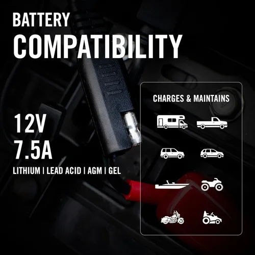 Miniatura 6 de Battery Tender - Arnés de terminal de anillo accesorio con cable - Adaptador de cable de 45,72 cm con desconexión rápida SAE - Fácil, rápido