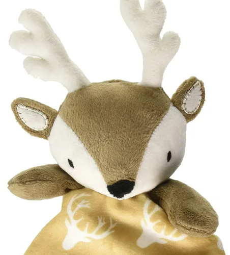 Miniatura 2 de Levtex Home - Manta de seguridad de ciervo bebé - Suave y adorable - Felpa - Bronceado, gris topo, marrón - Regalo de guardería Crema