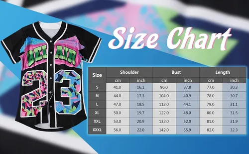 Miniatura 6 de DreamJ Traje de los años 90 para mujer, camiseta de béisbol Bel Air, ropa de fiesta de hip hop, camisa de manga corta para fiesta club