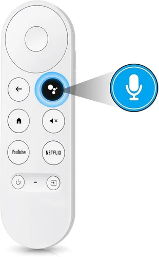 Control remoto de voz actualizado para Google Chromecast 4k Snow TV, G9N9N Control remoto de repuesto para Google TV, GA01920-US, GA01409-US,