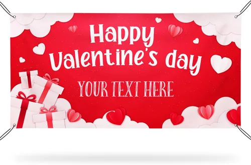 Cartel personalizado para el día de San Valentín, letrero de vinilo personalizado para decoración de San Valentín, decoración del día de San Regalo
