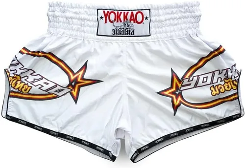YOKKAO Pantalones cortos de boxeo Muay Thai para hombres y mujeres Pantalones cortos de satén premium para atletas Ideal para entrenamiento y