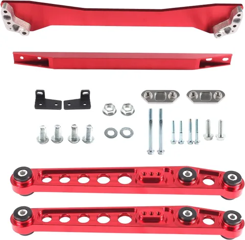 Kit de barra de amarre de brazo de control inferior trasero compatible con Honda Civic EK 1996 1997 1998 1999 2000