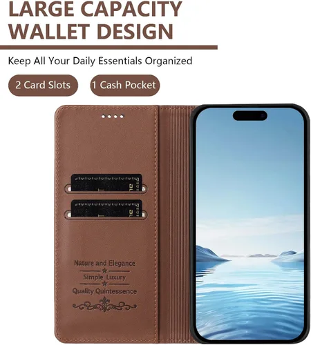 Miniatura 86 de Butterfly Embossed Leather Wallet Flip Case for Motorola Moto E22i 4G, Magnetic Closure, RFID Blocking Cover, Card Holder Black.