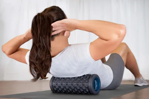 Miniatura 5 de Teeter Rodillo de espuma de masaje, texturizado para alivio muscular de tejido profundo para aumentar la recuperación, flexibilidad, movilidad, Más