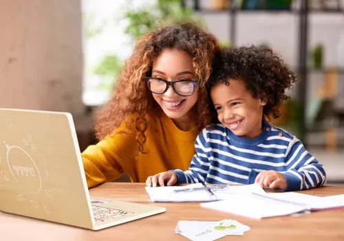 Miniatura 8 de Montessori Toys - Portátil de 11.8 pulgadas, actividades de aprendizaje preescolar para niños de 3 años, regalo de cumpleaños, juguetes educativos