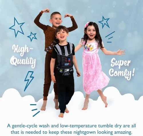 Miniatura 6 de Disney Girls Princess Frozen Minnie Mouse 3-Pack Nightgown