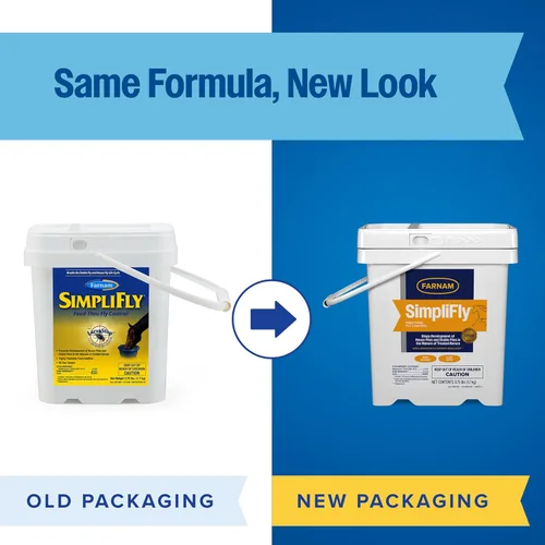 Miniatura 3 de Farnam SimpliFly - Suplemento diario de control de moscas para caballos, 3.75 libras, pellets apetecibles aprobados por la EPA, evita las moscas