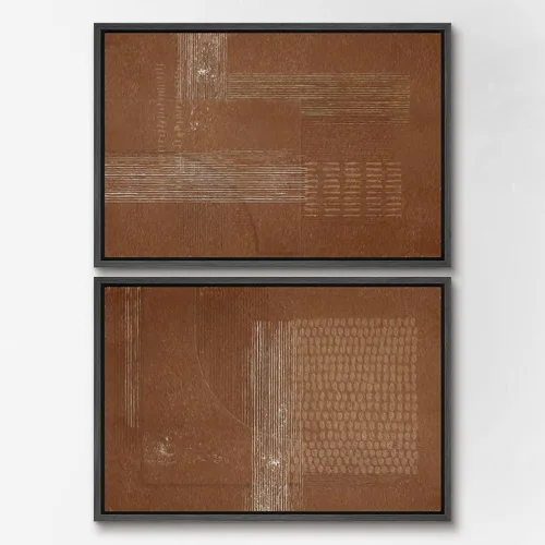 Miniatura 109 de SIGNWIN Lienzo enmarcado para pared, juego de arte sereno de paisaje de pantanos, ilustración rústica, arte moderno, minimalismo, decorativo