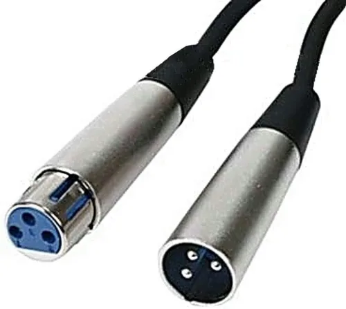 Miniatura 3 de Paquete de 2 cables de micrófono Studio Z de 20 pies, cables XLR de micrófono de baja Z, audio equilibrado macho a hembra, sin oxígeno, cobre