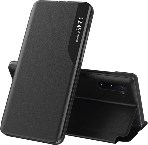 Miniatura 20 de Funda para Samsung Galaxy Note 8, Galaxy Note 8 Funda de piel transparente con función atril magnética Flip Phone Case Mujeres Hombres Funda