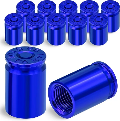 Miniatura 58 de Tapas de válvula de neumático, bala, aleación de aluminio, cubiertas universales a prueba de polvo para automóviles, SUV, camiones, bicicletas