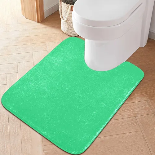 Miniatura 56 de Alfombra de baño amarilla, suave, absorbente, lavable a máquina, juego de alfombras de baño antideslizantes para puerta de baño, dormitorio