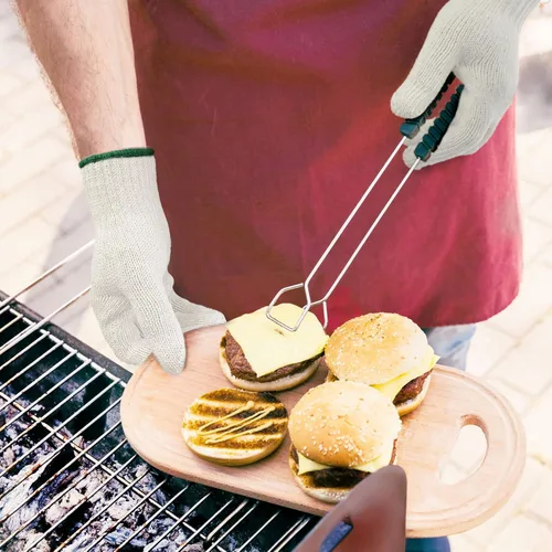 Miniatura 8 de GSAFEME 12 Pares de Guantes de Forro de Algodón para Barbacoa, Cocina, Parrilla, Manipulación de Alimentos - Guantes de Trabajo de Seguridad