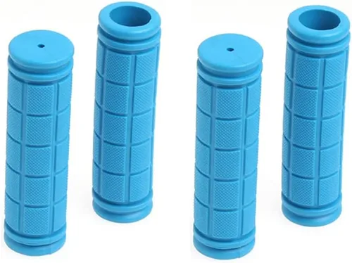 Miniatura 9 de 1 par de empuñaduras de bicicleta de goma antideslizantes para manillar de bicicleta BMX MTB bicicleta montaña scooter plegable Azul cielo