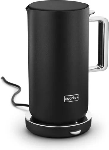 Miniatura 2 de Jarra de acero inoxidable Aarke - Perfecta para entusiastas de máquinas de café y té, boquilla sin goteo, construcción de doble pared, protección