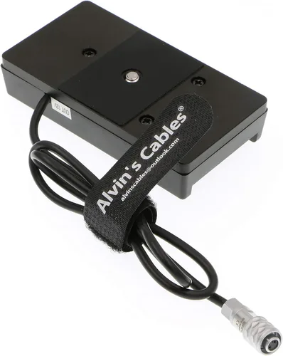 Miniatura 4 de Alvin's Cables Cable de alimentación para BMPCC Blackmagic Cinema Camera 4K BMPCC Fuente de alimentación Adaptador de placa de montaje para batería