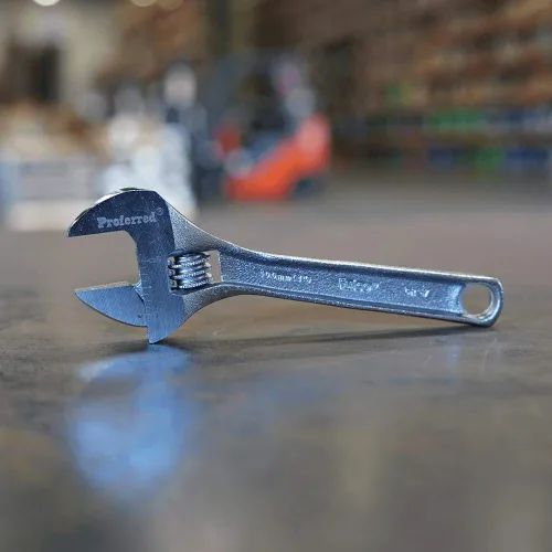 Miniatura 3 de T05011 Llave ajustable estándar, acabado cromado, 4 pulgadas