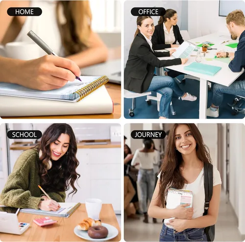 Miniatura 7 de Bloc de notas de lista de tareas – Bloc de notas diario de 104 páginas, planificador de tareas, 6.7 x 9.8 pulgadas, cuaderno espiral de doble cara