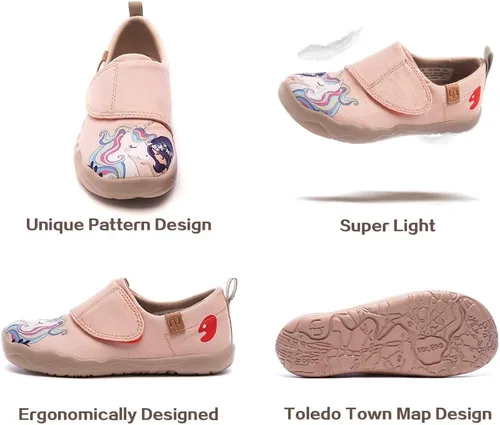 Miniatura 3 de UIN Mocasines casuales de lona para niños y niñas, zapatos de moda, divertidos zapatos de viaje pintados