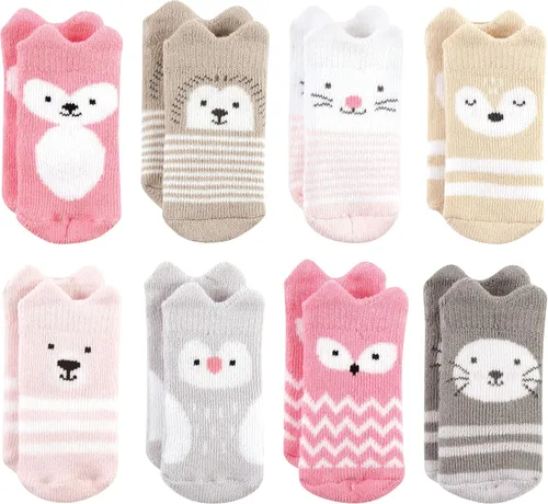 Miniatura 94 de Hudson Baby - Calcetines de algodón para bebés recién nacidos y Terry para niñas bebés