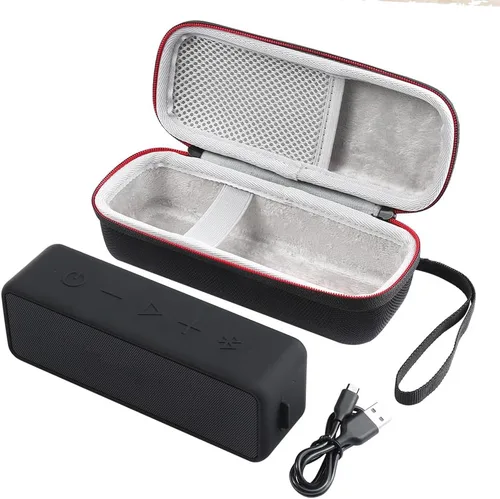 Miniatura 3 de Estuche para Anker 2 Altavoz Portátil Hard Shell Travel Estuche de transporte Bolsa de almacenamiento (negro)