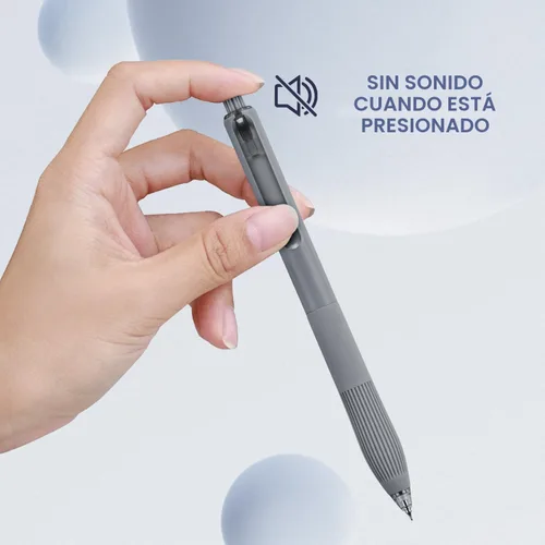 Miniatura 4 de Linbsunne Bolígrafos de gel de tinta color negro para oficina, de punta fina de 0.5 mm, de trabajo retráctil de escritura suave (12 unidades)