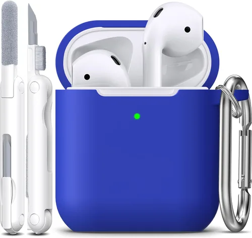 Miniatura 85 de Funda para AirPods con llavero, protección completa, de silicona, accesorios para AirPods, funda para hombres, mujeres y adolescentes, con estuche