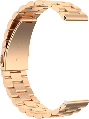 Miniatura 2 de Correa de reloj clásica de metal de acero inoxidable para Amazfit GTS 4 mini 4 3 2 2e 2 Mini/GTR 1.654 in/Bip 3 pro/Bip U pro/Bip S/Bip Lite pulsera