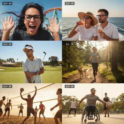 Miniatura 7 de Correa de lentes de sol para lentes Meta RayBan, patillas gruesas, correas para gafas, cordones para hombres, mujeres y niños, soportes para gafas