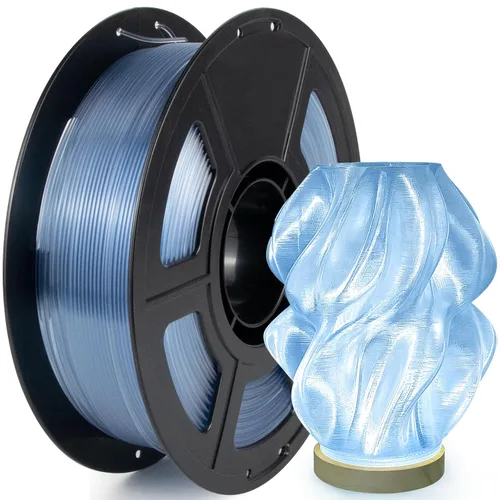 Miniatura 36 de IEMAI Paquete de filamento PETG de 0.069 in, filamento de impresora 3D multicolor translúcido degradado de hasta 23.622 in/s de impresión rápida, 4