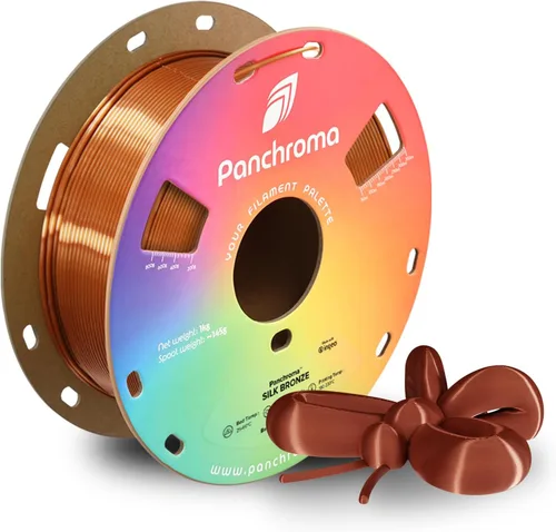 Miniatura 40 de Panchroma - Filamento de impresión 3D de ácido poliláctico (PLA) en degradado de Halloween, naranja, amarillo y magenta, 0.069 in, carrete de 2.2
