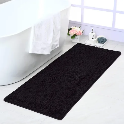 Noahas Alfombras de baño de 20 x 30 pulgadas, tapetes de baño de felpilla de lujo suaves, antideslizantes y absorbentes, para bañera, alfombra de