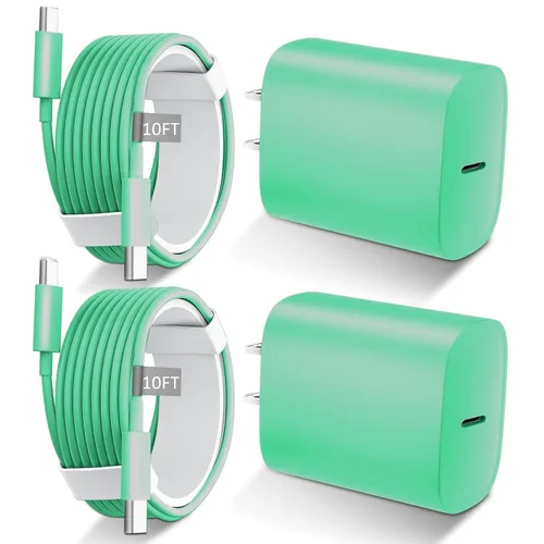 Miniatura 21 de Cargador de carga rápida para iPhone 17 16 y 15, cargador USB C tipo C de 10 pies de largo, cable de carga rápida para iPhone 17/Pro/Pro Max/17