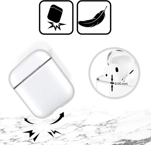 Miniatura 2 de Head Case Designs Cubierta de cristal duro transparente con logotipo de The Dark Knight con licencia oficial compatible con la funda de carga Apple