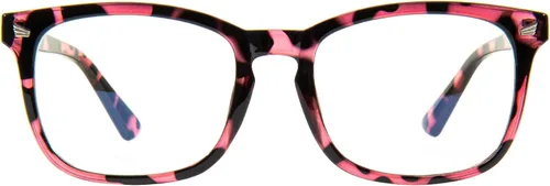 Miniatura 15 de MAXJULI - Lentes de bloqueo de luz azul, para lectura en computadora/juegos/TV/teléfonos para mujeres y hombres (marrón)