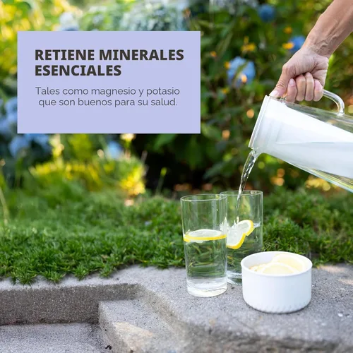 Miniatura 6 de LifeStraw Inicio - Jarra de filtro de agua, 10 tazas, glicina, sin BPA, diseñada para la protección diaria contra bacterias, parásitos