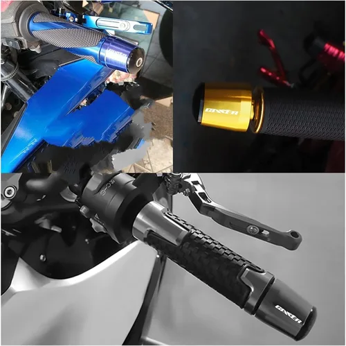 Miniatura 3 de Extremos de manillar de motocicleta de 7/8 pulgadas, 0.866 in, mango de aluminio CNC, tapas para Suzuki GIXXER SF250 SF 250 GIXXER150 155SF 2021