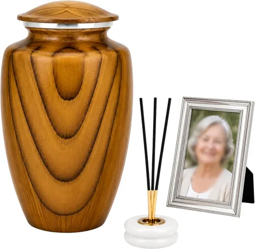 Miniatura 39 de Urnas para cenizas humanas adultas, mujeres y hombres de más de 200 pulgadas cúbicas, urna decorativa de entierro, urnas de cremación funeraria
