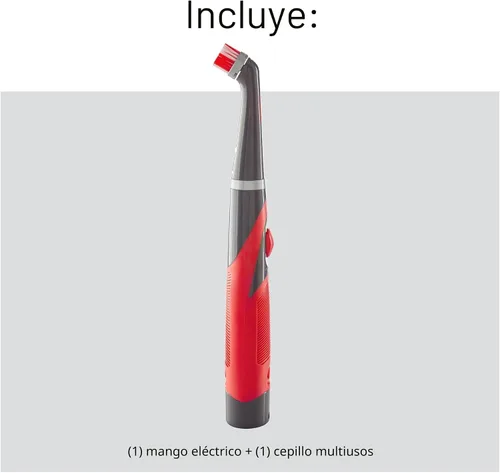 Miniatura 7 de Cepillo de limpieza Rubbermaid Reveal Power Scrubber con cabezal multiusos, cepillo de limpieza eléctrico inalámbrico con batería, resistente al