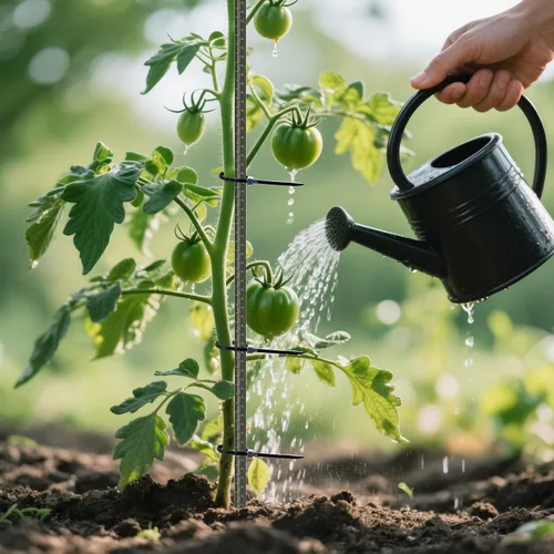 Miniatura 7 de AAGUT Rebar - Estacas de 40 pulgadas, 10 piezas, estacas de jardín rectas resistentes de 1/2 pulgada con punta de cincel para cemento