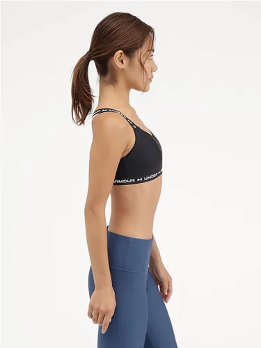 Miniatura 3 de Under Armour Sujetador bajo con espalda cruzada para mujer, Púrpura