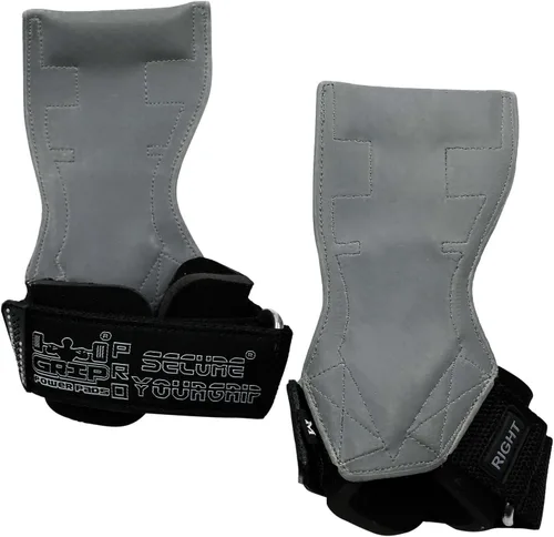 Miniatura 7 de Lifting Grips PRO Guantes de Peso de Servicio Pesado Correas de Barra de Gimnásticos Alternativa a Ganchos de Potencia Peso Muerto Muñequera Caucho
