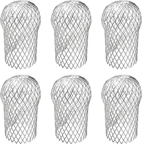 Miniatura 7 de Sankoly Paquete de 4 Protectores de Canalones Bajantes Filtro Colador de Aluminio Protectores Expandibles de Bajantes de Canalones Protectores